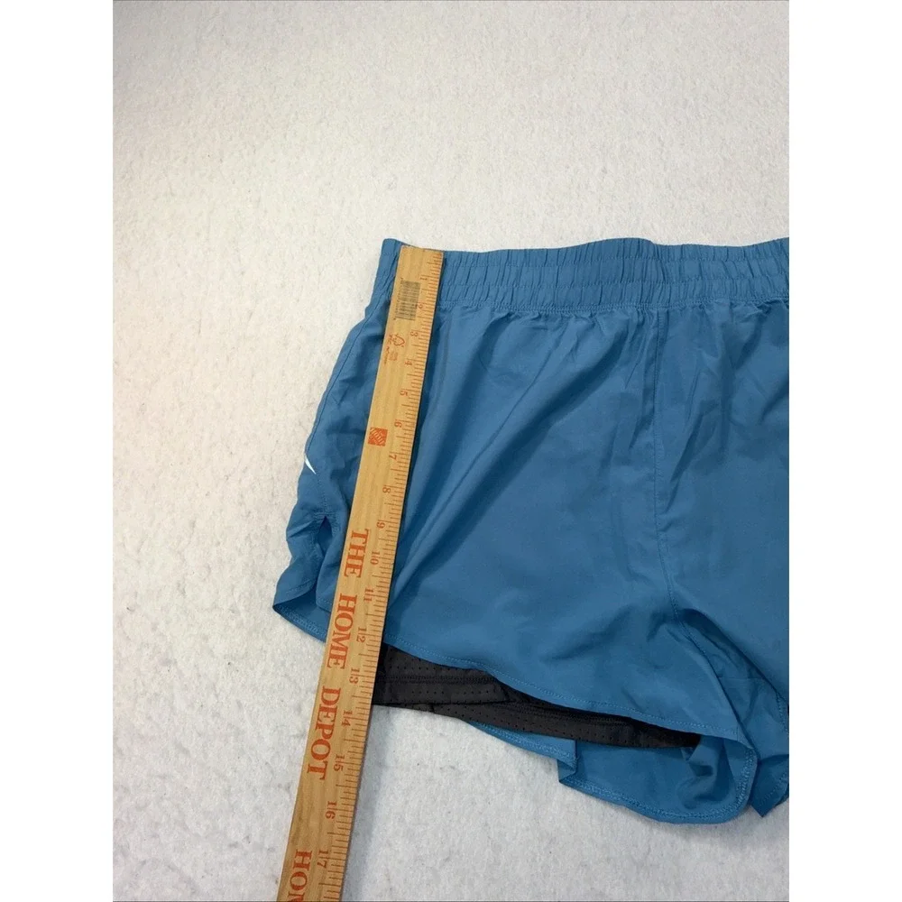Fabletics‎ Women's Lined Running Shorts Blue Athletic Workout Gym Size L Approx
